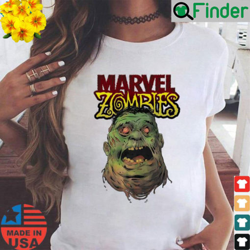 Zombies The Huk Zombie Head Marvel What If T Shirt