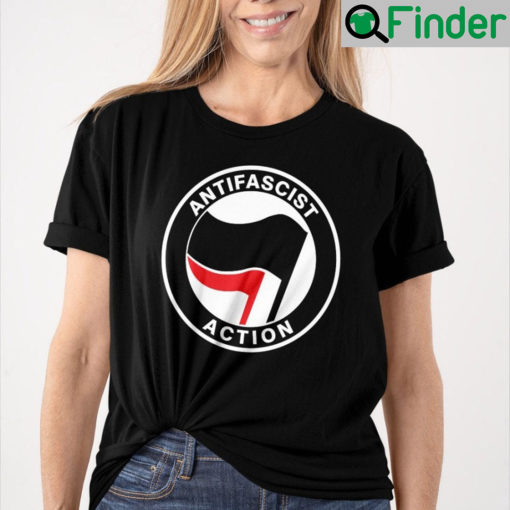 Antifascist Action Aktion Flag Shirt