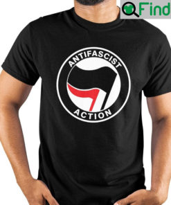 Antifascist Action Aktion Flag T Shirt