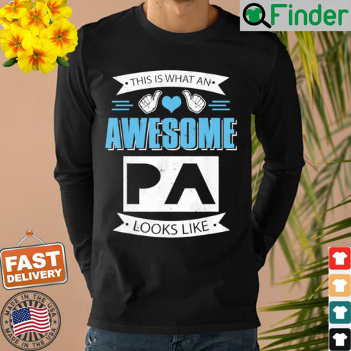 Awesome Look Like Papa Daddy Dad Happy Fathers Day Sweatshirt