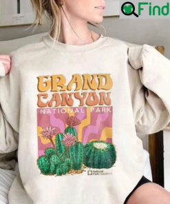 Bad Bunny Grand Canyon National Parks Psychedelic Cacti Sweatshirt