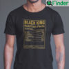 Black King Nutrition Facts Unisex T Shirt