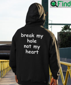 Break My Hole Not My Heart Hoodie