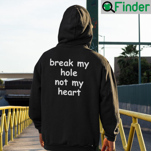 Break My Hole Not My Heart Hoodie