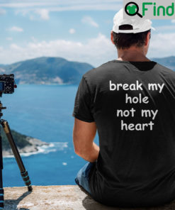 Break My Hole Not My Heart T Shirt