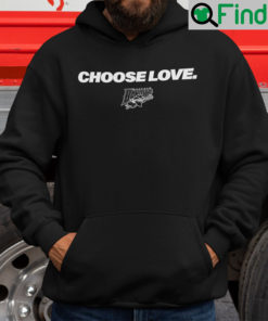 Choose Love Buffalo Bandits Unisex Hoodie