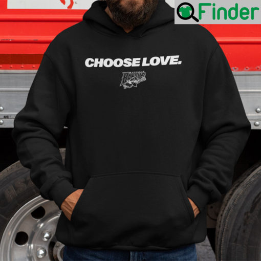 Choose Love Buffalo Bandits Unisex Hoodie