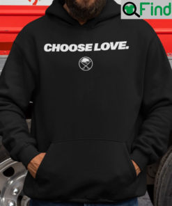 Choose Love Buffalo Sabres Unisex Hoodie