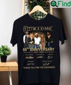 Fleetwood Mac 55th Anniversary 1967 2022 Band T Shirt