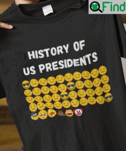 History Of US Presidents Short Sleeve Unisex Shirts