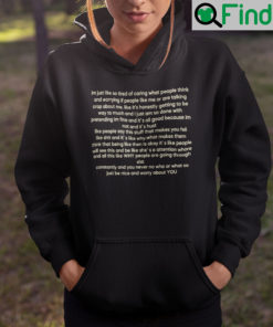 Im Just Like So Tired To Caring What People Think Hoodie