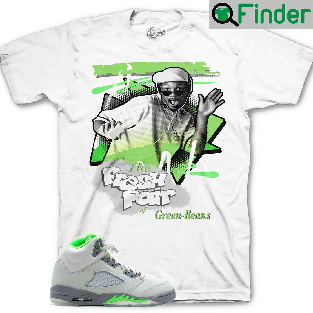 Jordan 5 Green Bean Fresh Pair T-Shirt 