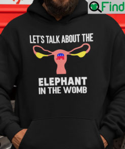 Lets Talk About The Elephant In The Womb Pro Choice Hoodie