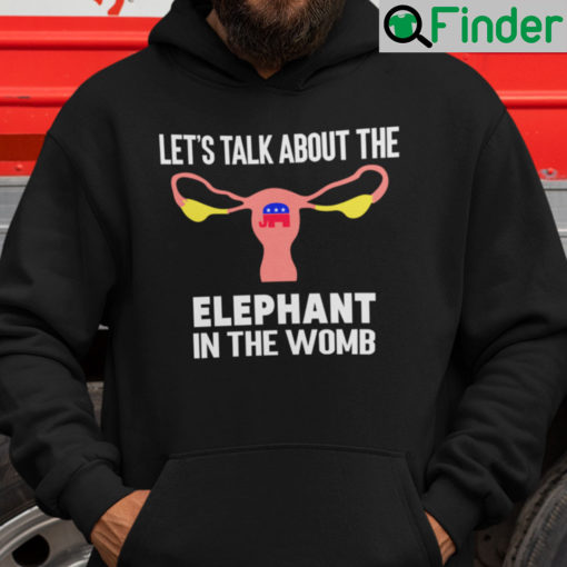 Lets Talk About The Elephant In The Womb Pro Choice Hoodie