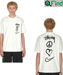 Nike X Stussy Peace Love Swoosh Shirt