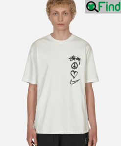 Nike X Stussy Peace Love Swoosh T Shirt