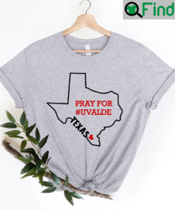 Pray For Uvalde Texas Strong Protect Kids Not Gun Shirt