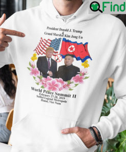 President Donald J Trump Grand Marshal Kim Jong Un World Peace Summit II Hoodie