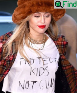 Protect Kids Not Guns Miley Anti Gun Shirt