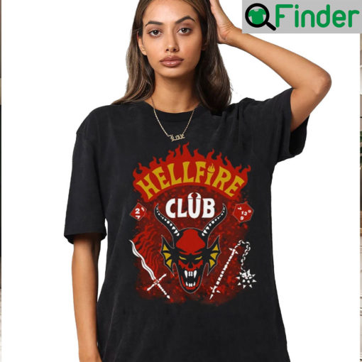 Stranger Things 4 Hellfire Club T Shirt
