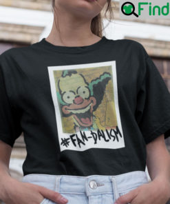 The Simpsons Graffiti Krusty The Clown Fan dalism Shirt