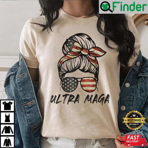 Ultra MAGA Messy Bun Sweatshirt