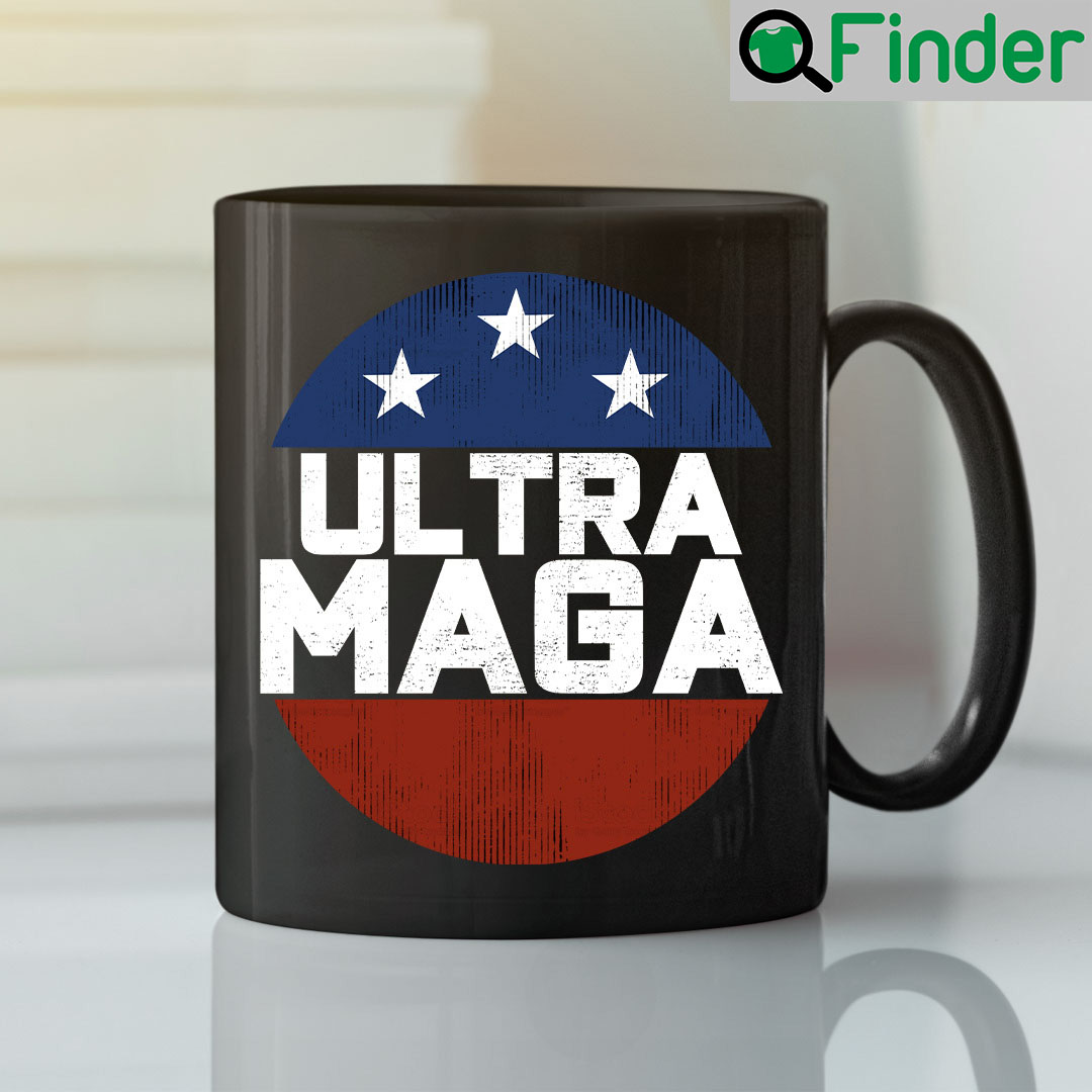Ultra MAGA Mug American Flag Pro Trump