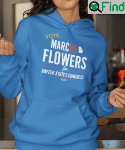 Vote Marcus For Flowers For United States Congress Hoodie