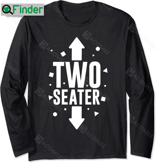 Arrow Funny Novelty Joke Two Seaters Long Sleeve