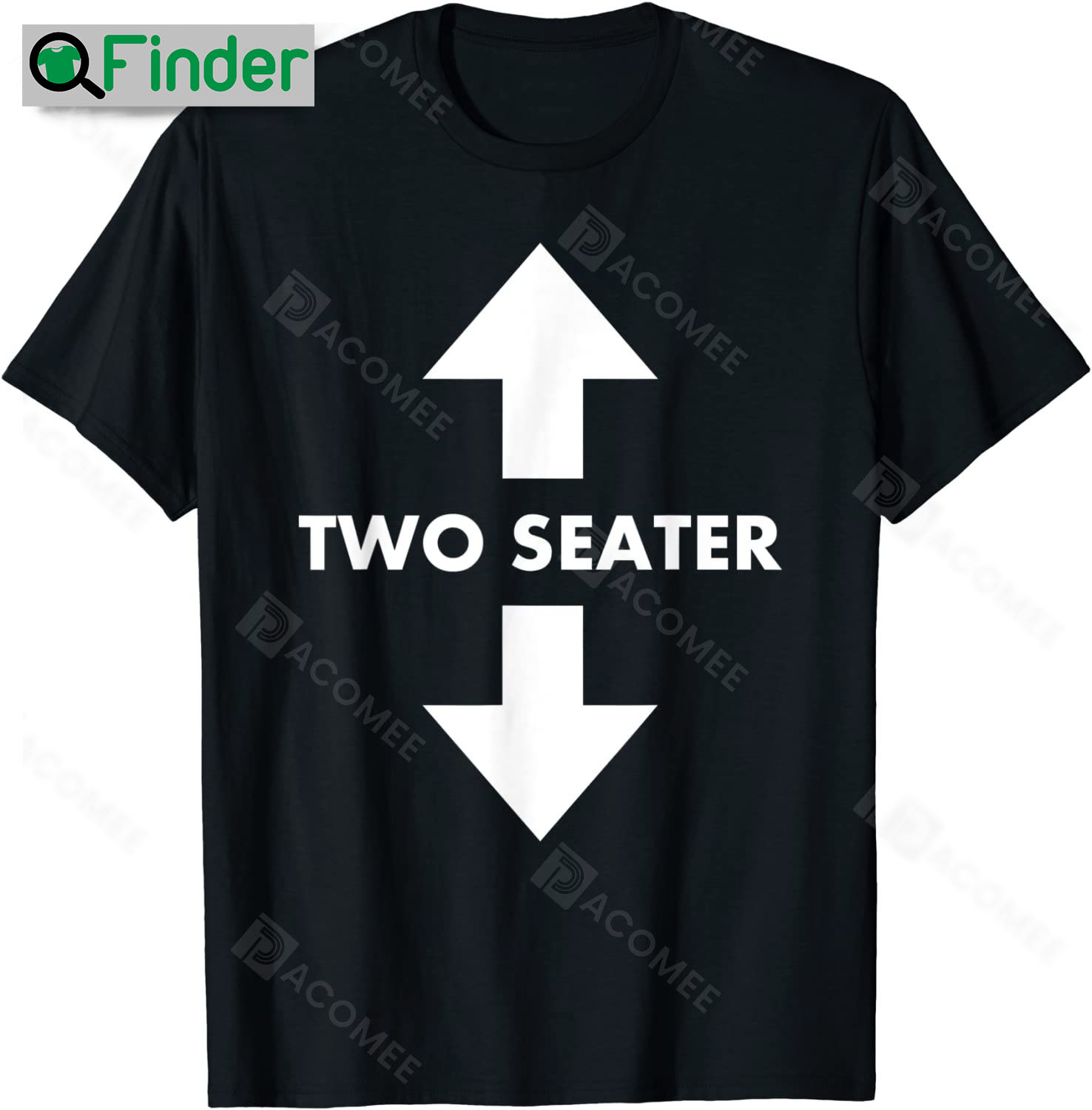 Arrow-Naughty-Dad-Joke-Two-Seaters-Shirt - Q-Finder Trending Design T Shirt
