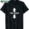 Arrow Up Arrow Down Face Lap Funny Two Seaters Shirt