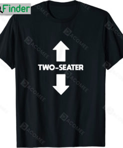 Arrow Up Arrow Down Face Lap Funny Two Seaters Shirt