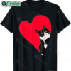 Cat Valentine Heart Tuxedo T Shirt