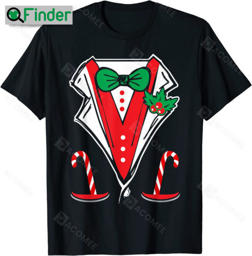 Christmas Costume Lazy Tuxedo T Shirt