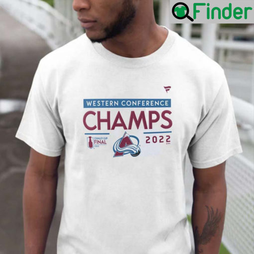 Colorado Avalanche 2022 Western Conference Champs Locker Room Unisex T shirt