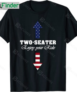 Dad Joke American Flag 4th of July Motorbiking Two Seaters Shirt