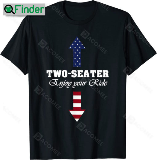 Dad Joke American Flag 4th of July Motorbiking Two Seaters Shirt