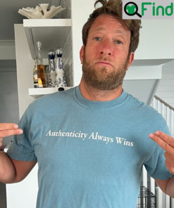 Dave Portnoy Authenticity Always Wins Graphic Tee Shirt