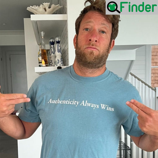 Dave Portnoy Authenticity Always Wins Graphic Tee Shirt