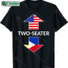 Filipino Pinoy Dad Joke American Flag Two Seaters Shirt