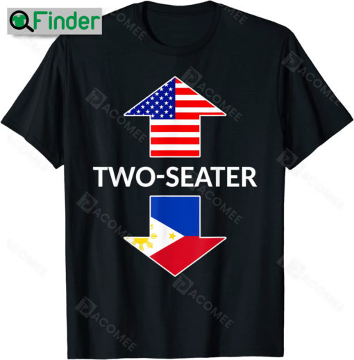 Filipino Pinoy Dad Joke American Flag Two Seaters Shirt