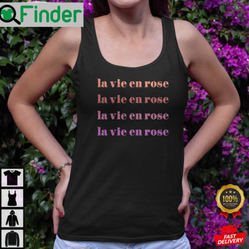 French La Vie En Rose Shirts