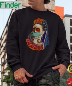 Frida Mask Kahlo Art Girl Women Artist Kahlo Sweatshirt