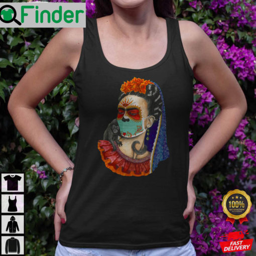 Frida Mask Kahlo Art Girl Women Artist Kahlo Tank Top