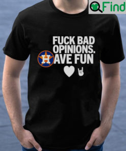 Fuck Bad Opinions Ave Fun Shirt
