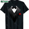 Funny Printed Suit Business Costume For Men Tuxedo T Shirt