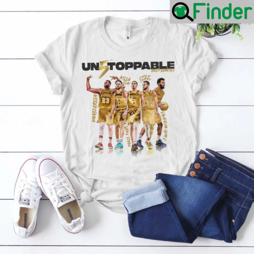 Gold Blooded Unstoppable Warriors T Shirt