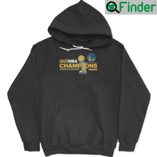 Golden State Warriors 2022 NBA Champions Strength In Numbers Hoodie