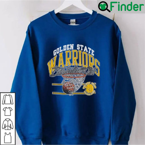 Golden State Warriors Shirt Vintage Crewneck Shirt