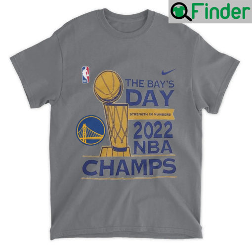 Golden State Warriors The Bays Day Strength In Numbers 2022 NBA Champs Shirt